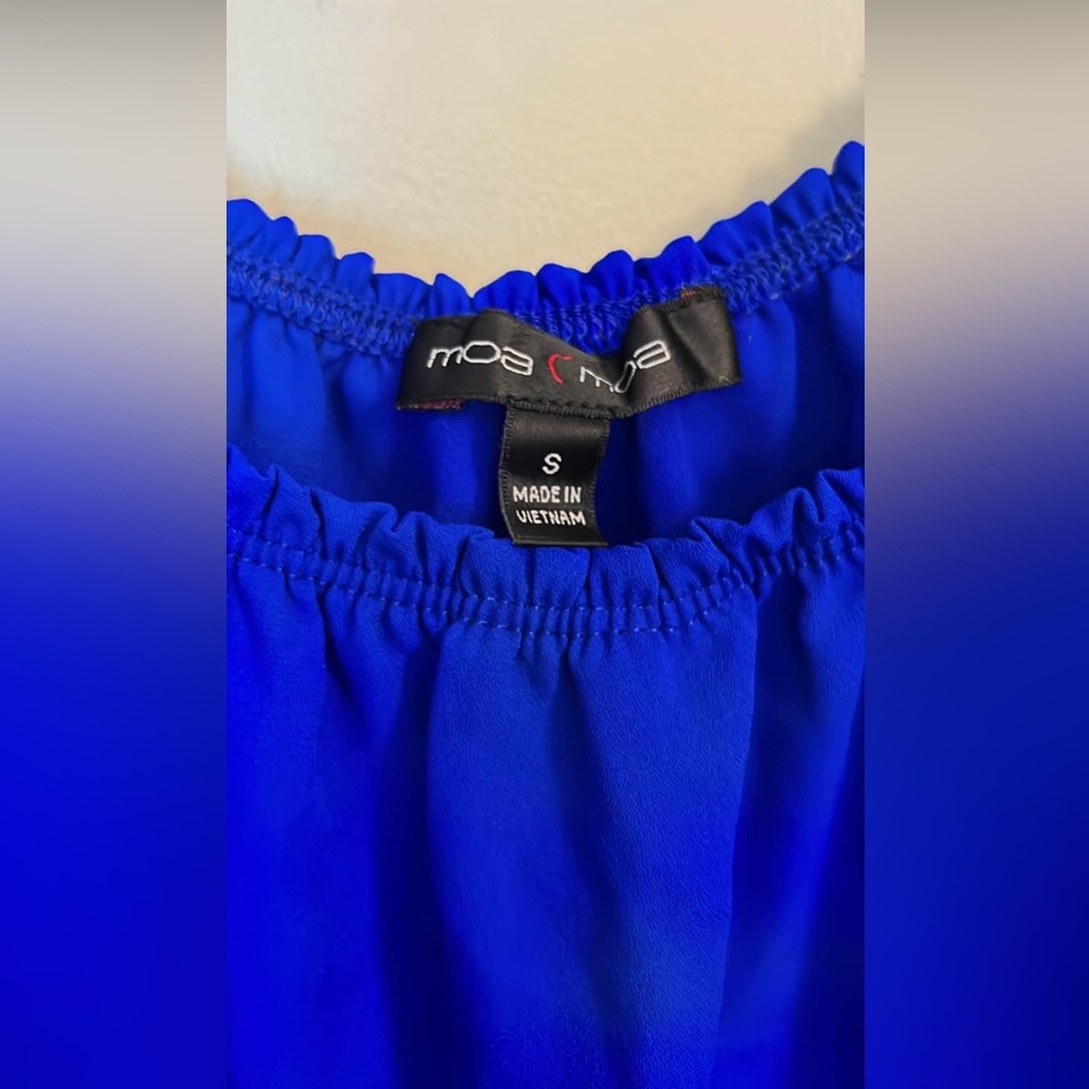 ✨ Royal Blue Moa Moa Top ✨ - Picture 2 of 4